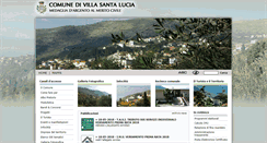 Desktop Screenshot of comune.villasantalucia.fr.it